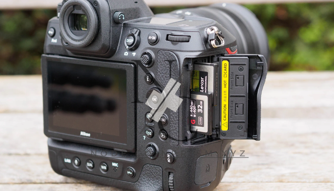 Nikon Z 9 with CFExpress Cards